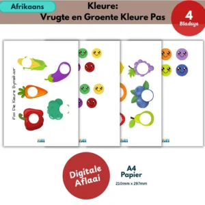 afrikaans fruit & vegetable colour match