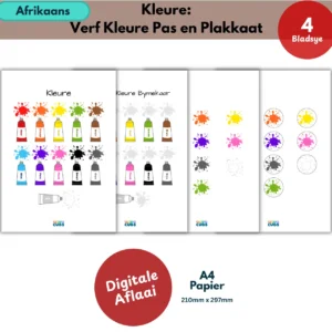 afrikaans paint colour matching & poster
