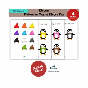 afrikaans penguin hat colour match