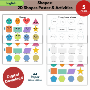 2d shapes poster & activities 1