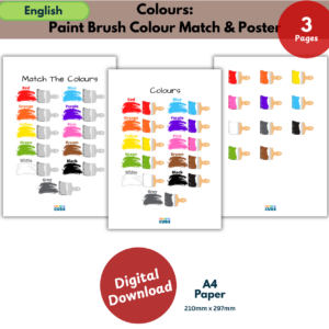 Paintbrush Colour Match & Poster