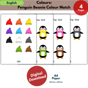 Penguin Hat Colour Match