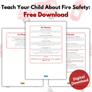 Fire Safety Parent Guide | Free Fire Safety Printable for Parents & Families